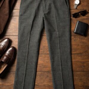 Billy Reid Men’s Gray Green Tailored Dress Pants Size 32 Made in Italy WoolBlend